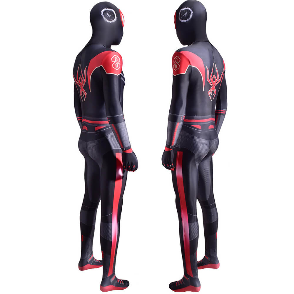 Spiderman Miles Morales PS5 2020 Variant Suit Cosplay Costume