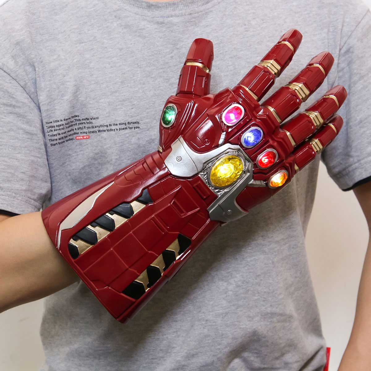 Avengers 4 Endgame Iron Man Tony Stark Led Gloves