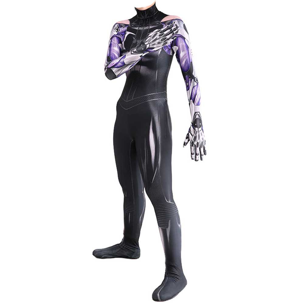 Alita Cosplay Costume Movie Alita: Battle Angel Zentai Suit Bodysuit